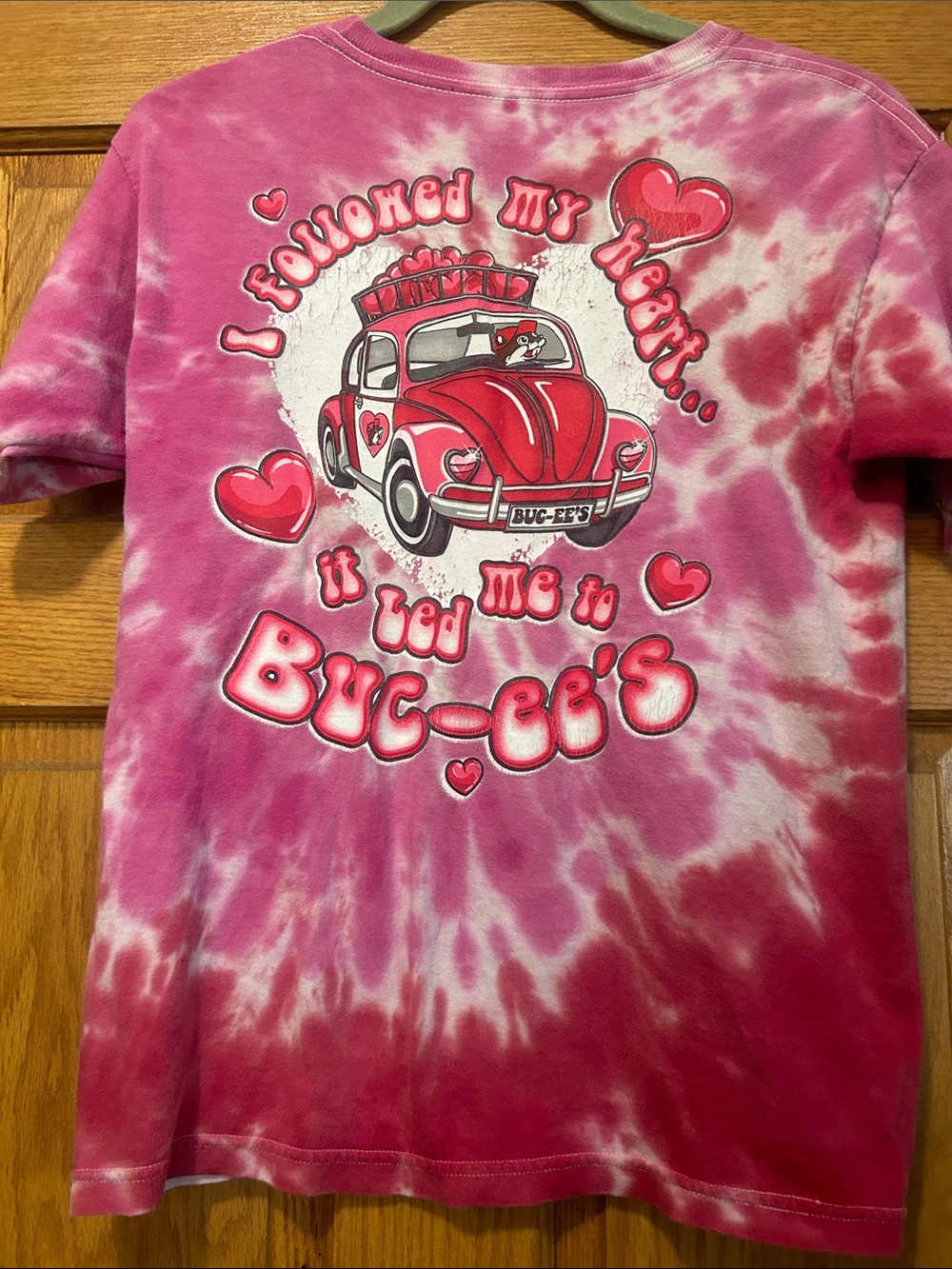 $5 Buc-ees tie die youth t-shirt YL